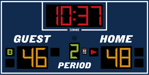 8' x 4' Basketball Scoreboard