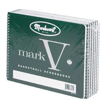 Markwort Mark V Basketball Scorebook - 37 Games